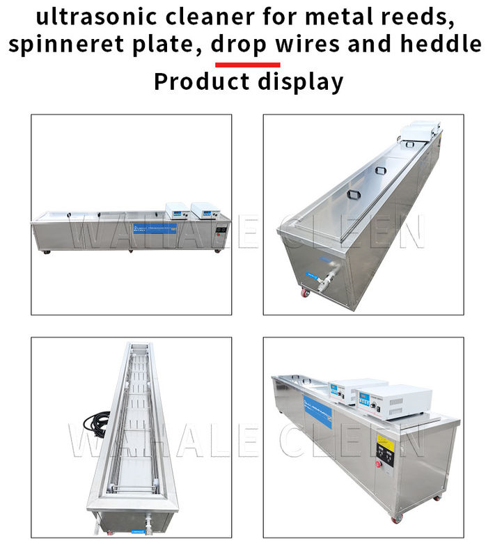 300W 168L Industrial Ultrasonic Cleaner For Spinneret Plate Drop Wires Heddle