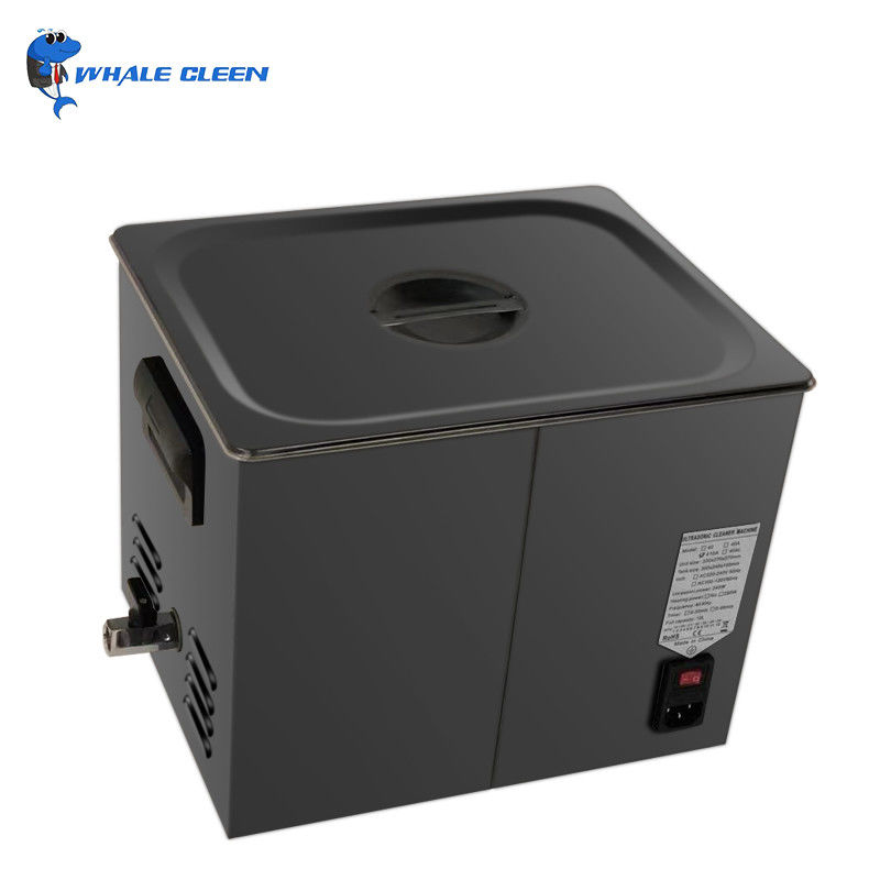 6.5L Dental Ultrasonic Cleaner 180W 1.43 Gallon Black Stainless Steel Cleaning Machine