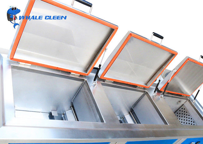 Diesel Fuel Injectors and Car Injector 3 Tanks Ultrasonic Cleaner 20-95C Heater Customizable Frequency