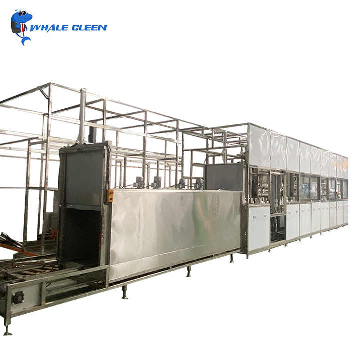Touch Screen Control Ultrasonic Parts Cleaners With Gantry Arm for Diesel Fuel Injectors Cleaning Installation and Test