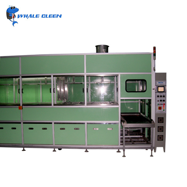 Non-Standard Fully Automatic Multi-Tank Ultrasonic Cleaning Machine For Heavy Oil Metal Parts