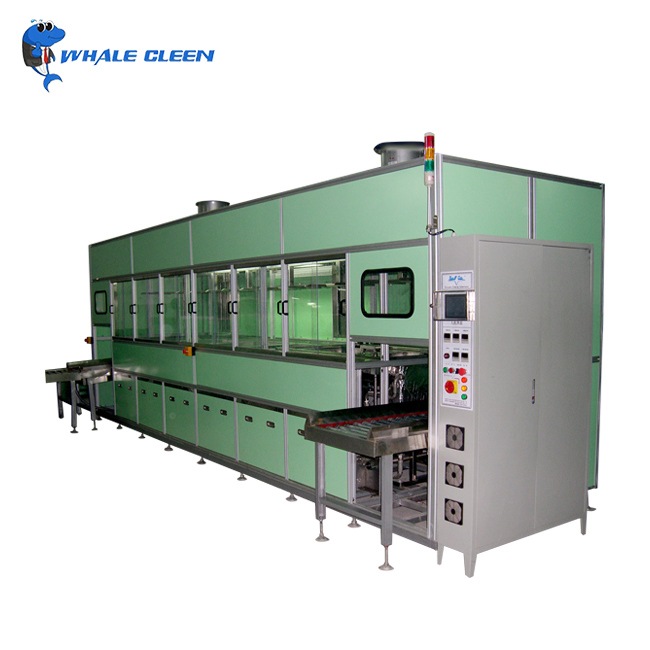 Non-Standard Fully Automatic Multi-Tank Ultrasonic Cleaning Machine For Heavy Oil Metal Parts