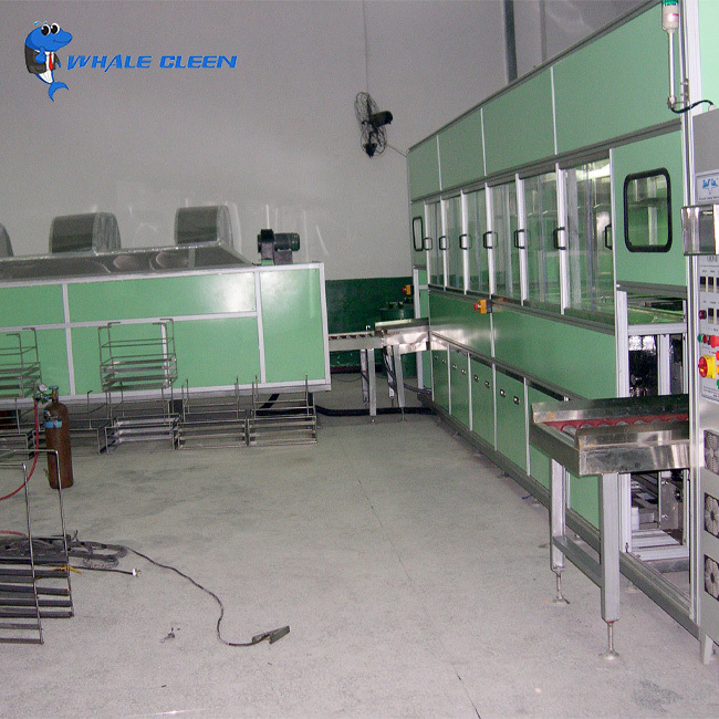 Non-Standard Fully Automatic Multi-Tank Ultrasonic Cleaning Machine For Heavy Oil Metal Parts