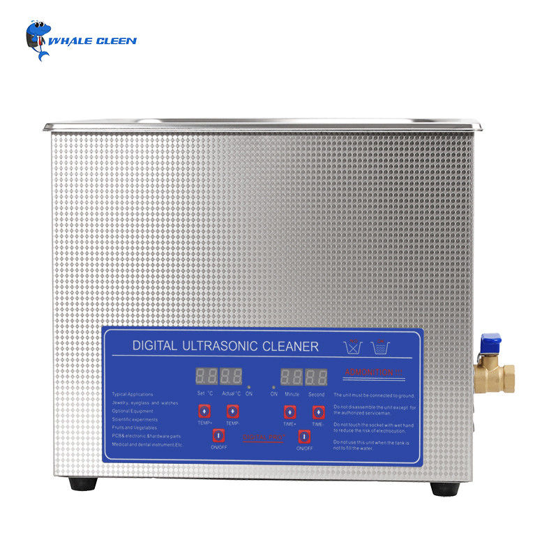 15L Ultrasonic Digital Cleaner SUS304 Tank For 3D Printed Parts
