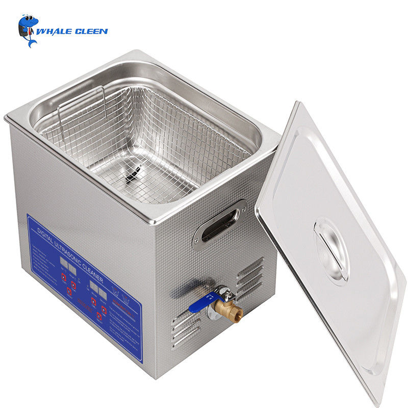 10L Eyeglass Ultrasonic Cleaner SUS304 Tank 1-30 Mins Timer Adjustable