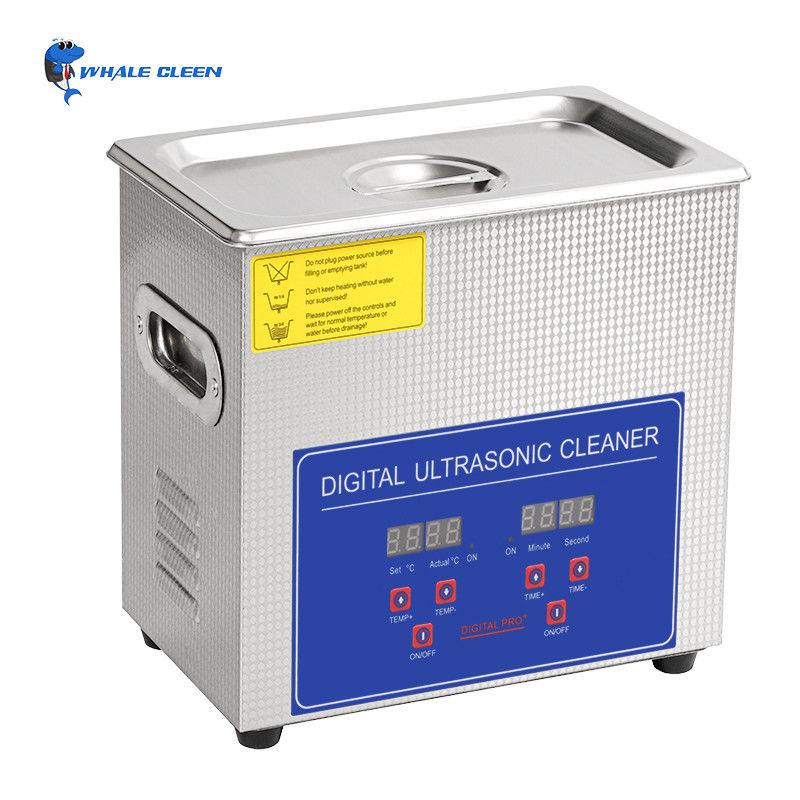Small 100W Ultrasonic Jewelry Cleaning Machine 3.2L Capacity For Wedding Ring