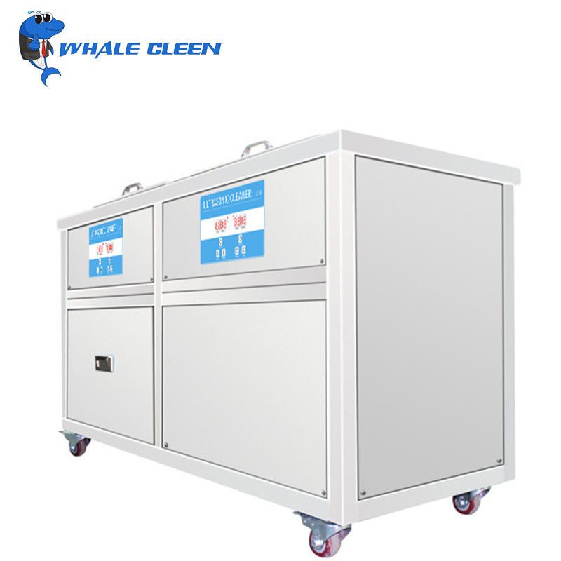 Double Tank Ultrasonic Engine Cleaner 135L 20-95C Adjustable Heater For Engine Head