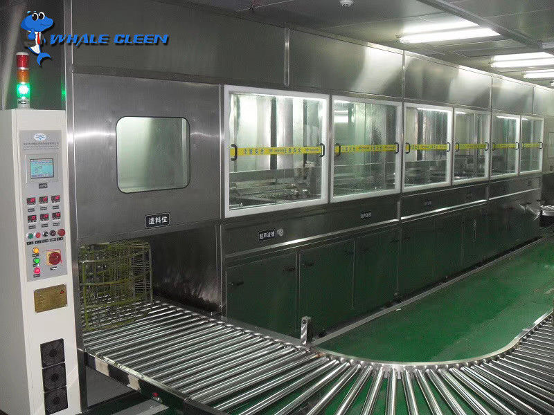 Gantry Arm Ultrasonic Cleaning Line Fully Automated For Optical Industry