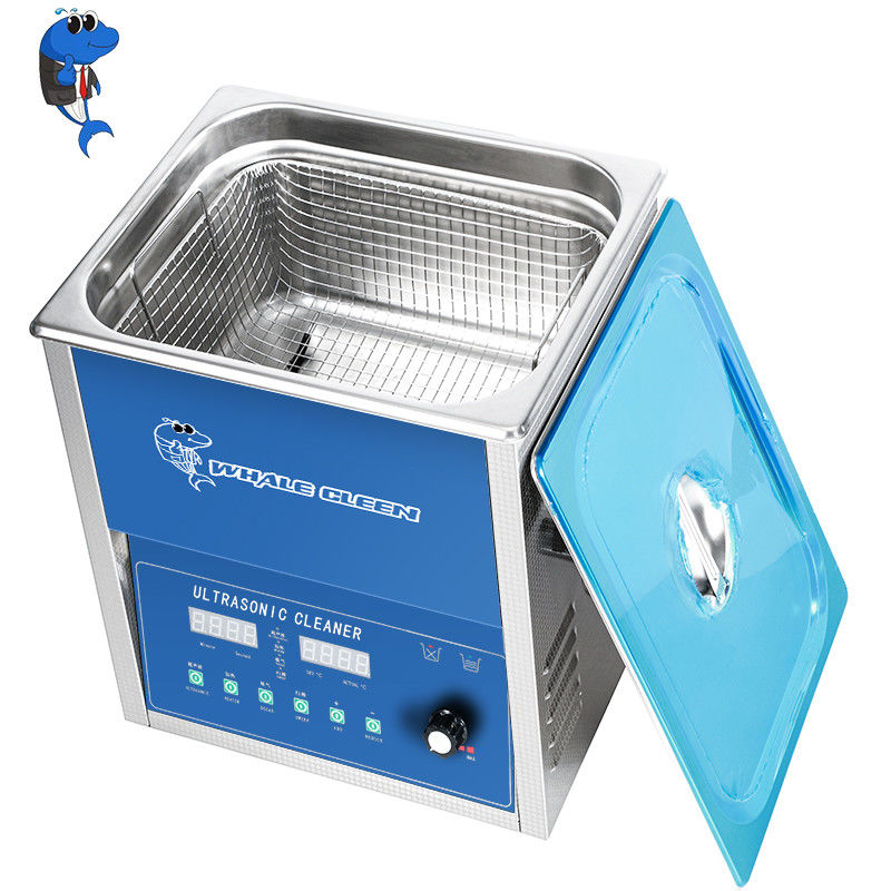 CE Ultrasonic Lab Equipment Cleaner Ultrasonic Cleaner 10L With Power Adjustable Function