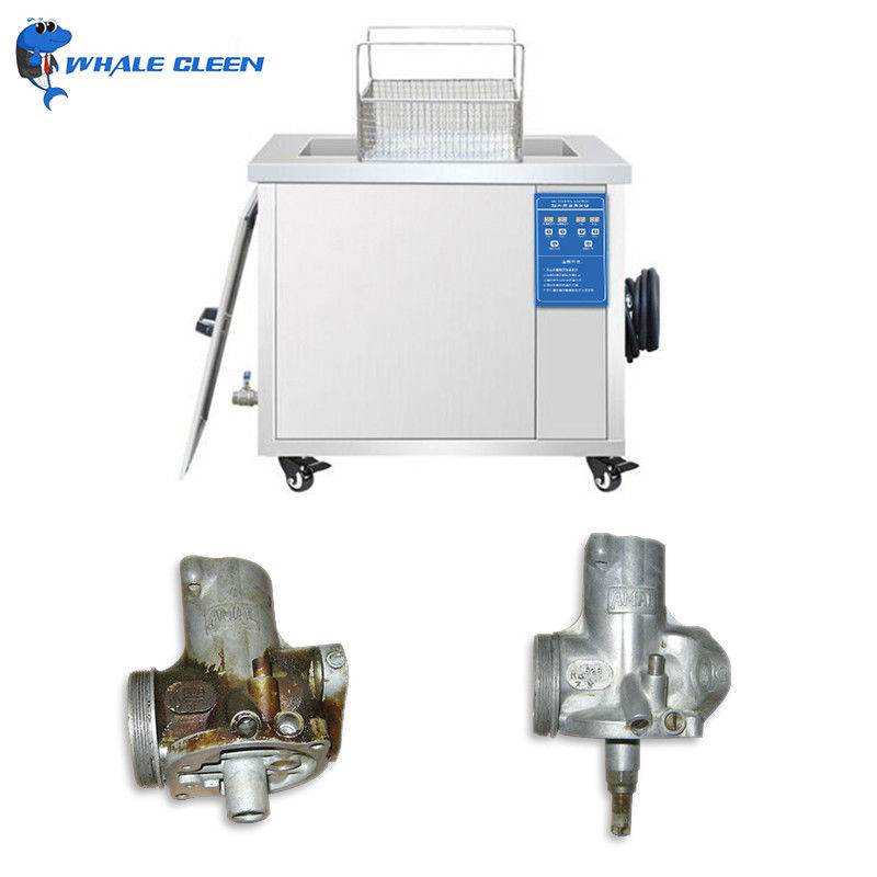 Double Tank Ultrasonic Engine Cleaner 135L 20-95C Adjustable Heater For Engine Head