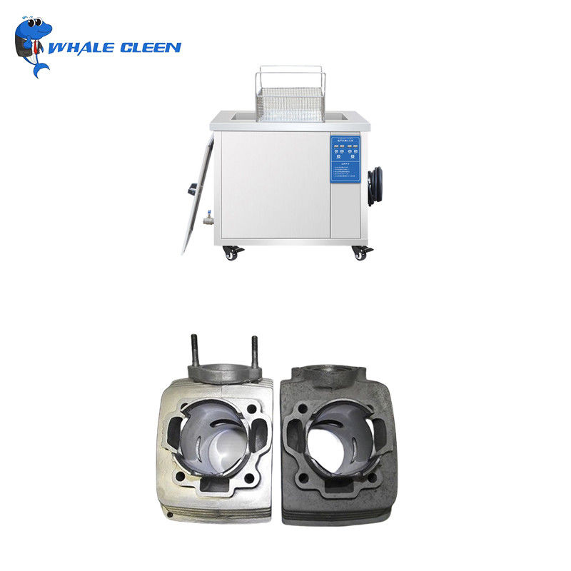 Double Tank Ultrasonic Engine Cleaner 135L 20-95C Adjustable Heater For Engine Head