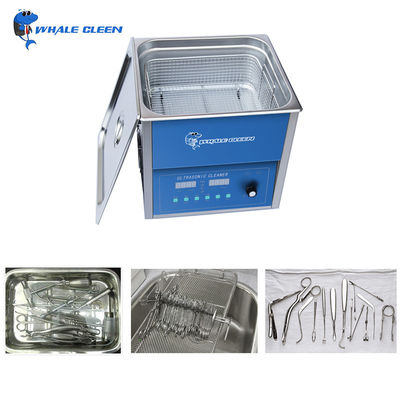 CE Ultrasonic Lab Equipment Cleaner Ultrasonic Cleaner 10L With Power Adjustable Function